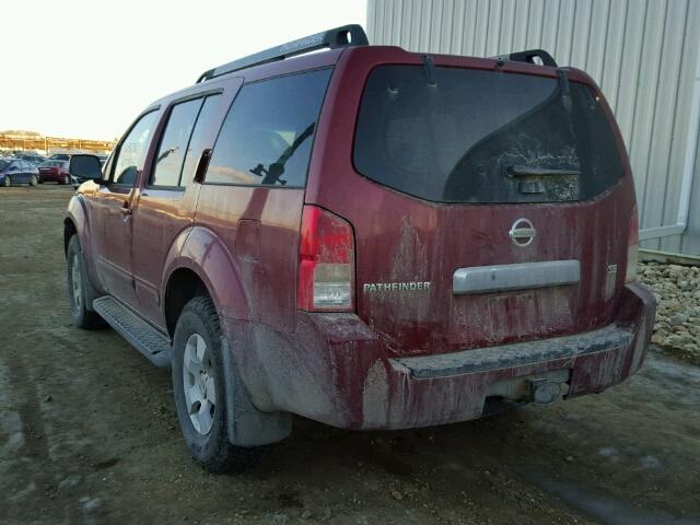 5N1AR18WX6C616011 - 2006 NISSAN PATHFINDER RED photo 3