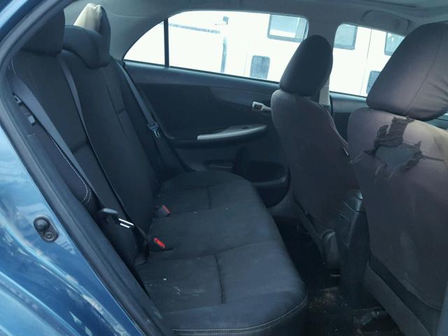 5YFBU4EE3DP200133 - 2013 TOYOTA COROLLA BA BLUE photo 6