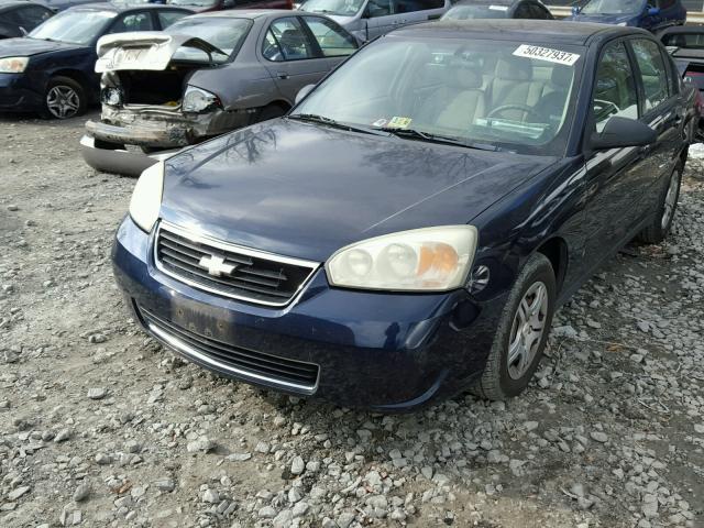 1G1ZS57F87F269940 - 2007 CHEVROLET MALIBU LS BLUE photo 2