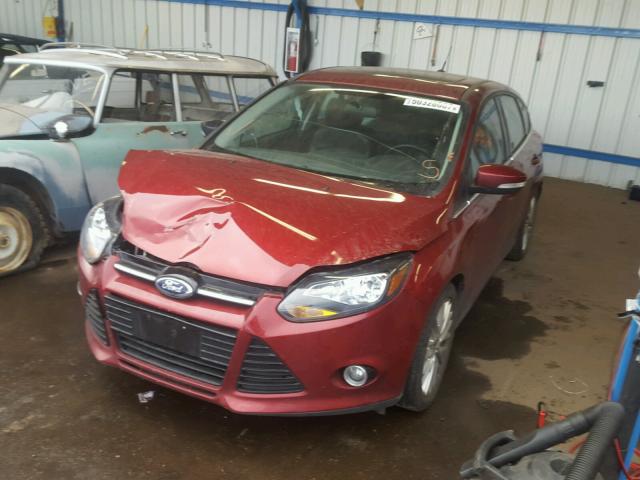 1FADP3N20EL373690 - 2014 FORD FOCUS TITA RED photo 2