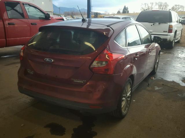 1FADP3N20EL373690 - 2014 FORD FOCUS TITA RED photo 4