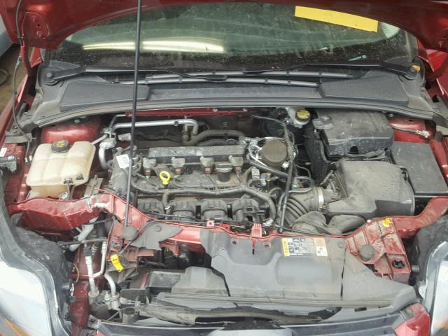 1FADP3N20EL373690 - 2014 FORD FOCUS TITA RED photo 7