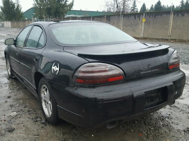 1G2WP52K11F201281 - 2001 PONTIAC GRAND PRIX BLACK photo 3