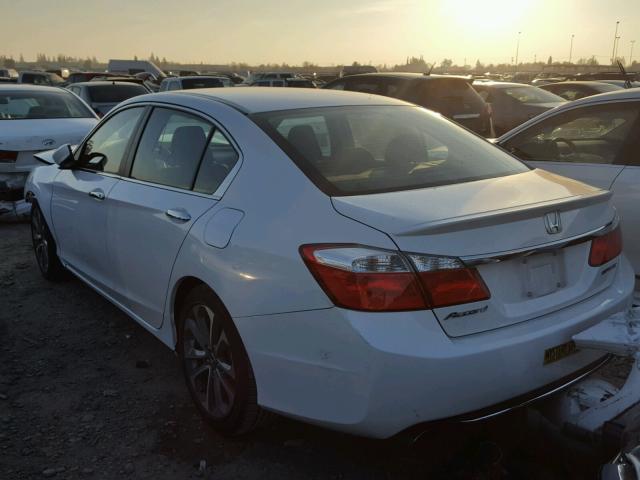 1HGCR2F59EA187565 - 2014 HONDA ACCORD SPO WHITE photo 3