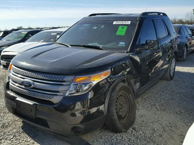 1FM5K7B82DGA62519 - 2013 FORD EXPLORER BLACK photo 2