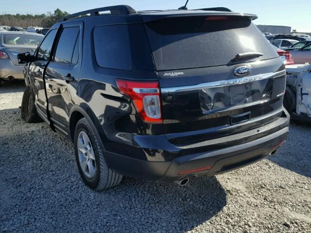 1FM5K7B82DGA62519 - 2013 FORD EXPLORER BLACK photo 3