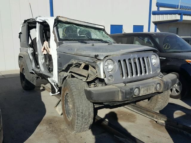 1C4HJWDG2FL528656 - 2015 JEEP WRANGLER U SILVER photo 1