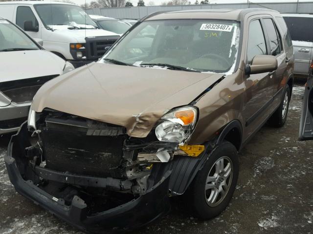 JHLRD78813C029107 - 2003 HONDA CR-V EX BROWN photo 2