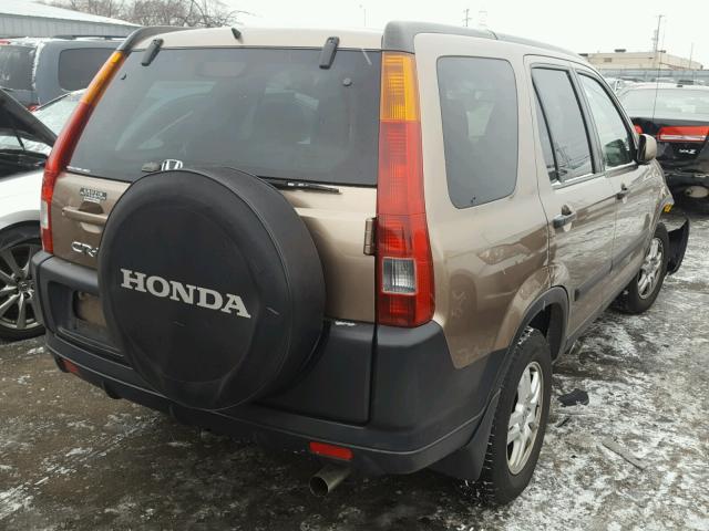 JHLRD78813C029107 - 2003 HONDA CR-V EX BROWN photo 4