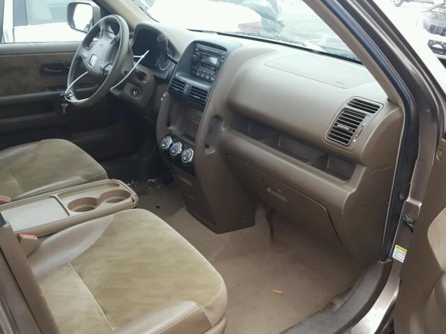 JHLRD78813C029107 - 2003 HONDA CR-V EX ყავისფერი ფოტო 5