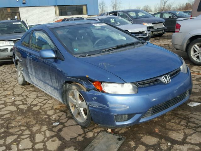 2HGFG12846H576310 - 2006 HONDA CIVIC EX BLUE photo 1