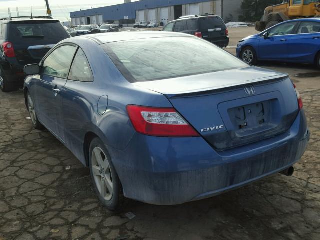 2HGFG12846H576310 - 2006 HONDA CIVIC EX 蓝色 照片 3
