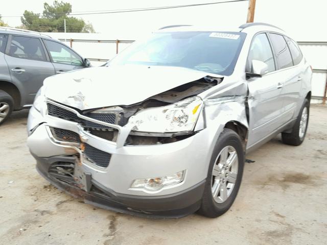 1GNKRGED6BJ393512 - 2011 CHEVROLET TRAVERSE L SILVER photo 2