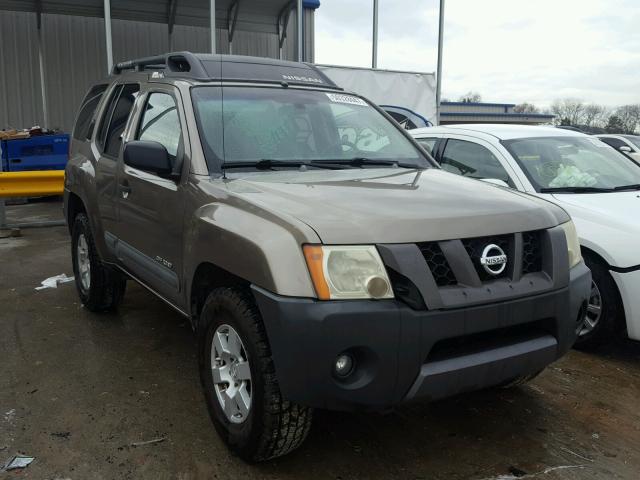 5N1AN08W15C637723 - 2005 NISSAN XTERRA OFF TAN photo 1