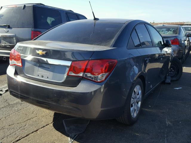 1G1PA5SG2D7208096 - 2013 CHEVROLET CRUZE LS GRAY photo 4