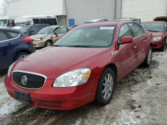 1G4HD572X6U129548 - 2006 BUICK LUCERNE CX RED photo 2