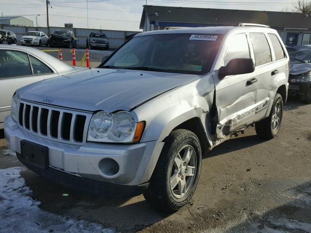 1J4GR48K35C654539 - 2005 JEEP GRAND CHER GRAY photo 2