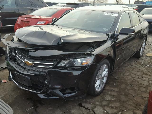 2G1125S34E9112275 - 2014 CHEVROLET IMPALA LT BLACK photo 2