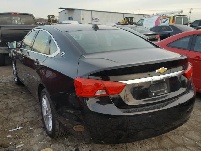 2G1125S34E9112275 - 2014 CHEVROLET IMPALA LT BLACK photo 3