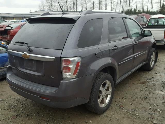 2CNDL73F576064940 - 2007 CHEVROLET EQUINOX LT CHARCOAL photo 4