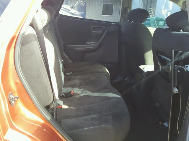 JN8AZ08T05W303197 - 2005 NISSAN MURANO SL ORANGE photo 6