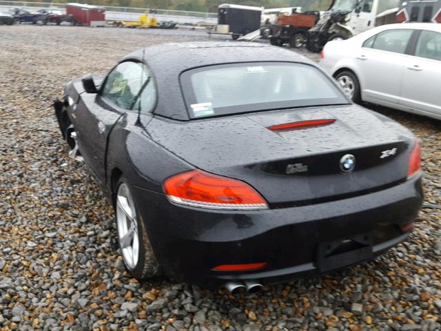 WBALM5C56BE380129 - 2011 BMW Z4 SDRIVE3 BLACK photo 3