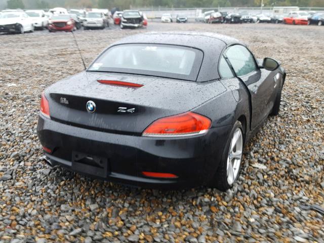 WBALM5C56BE380129 - 2011 BMW Z4 SDRIVE3 BLACK photo 4