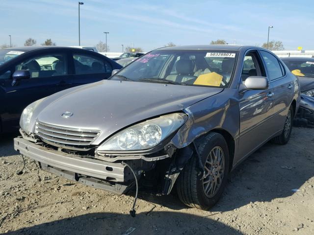 JTHBA30G645048453 - 2004 LEXUS ES 330 GRAY photo 2