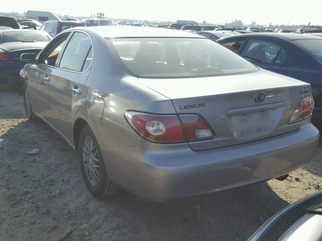 JTHBA30G645048453 - 2004 LEXUS ES 330 GRAY photo 3