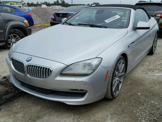 WBALZ3C59CDL71129 - 2012 BMW 650 I SILVER photo 2