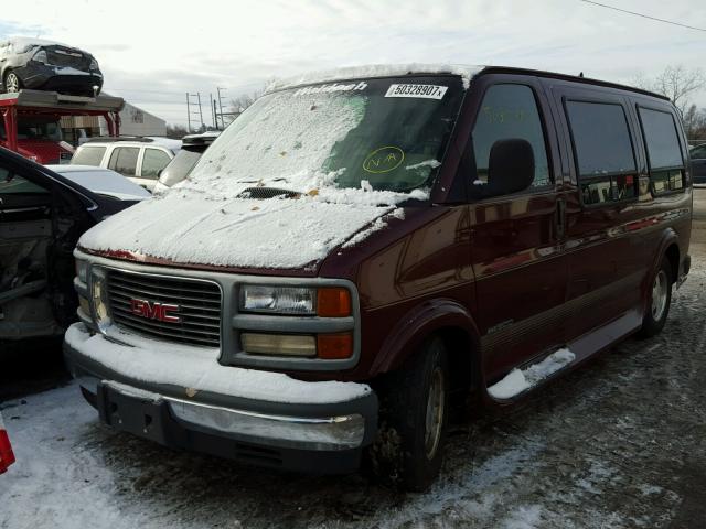 1GDFG15R3X1060681 - 1999 GMC SAVANA RV BURGUNDY photo 2