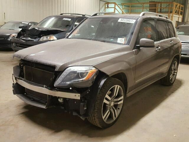 WDCGG8JB8DG082446 - 2013 MERCEDES-BENZ GLK 350 4M GRAY photo 2