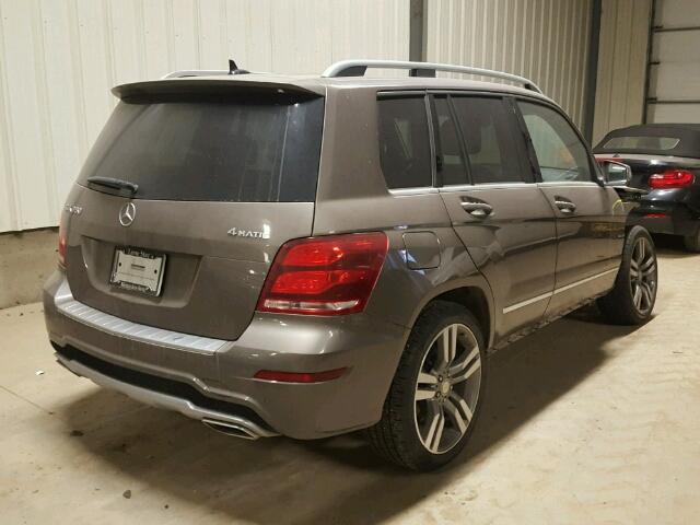 WDCGG8JB8DG082446 - 2013 MERCEDES-BENZ GLK 350 4M GRAY photo 4