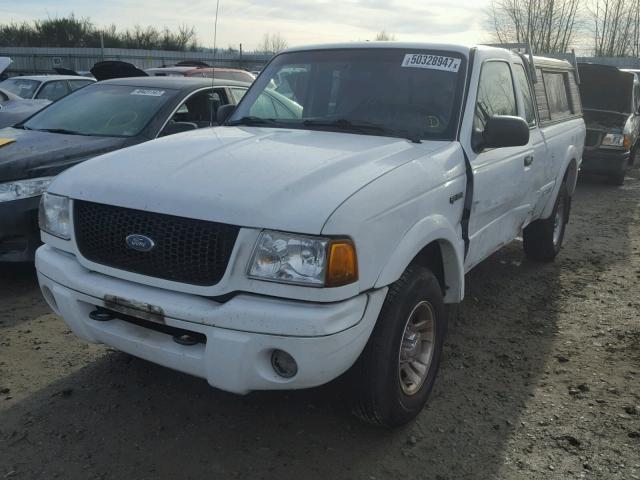 1FTYR14U71PA33436 - 2001 FORD RANGER SUP WHITE photo 2