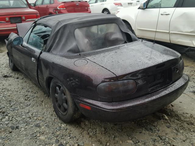 JM1NA3517L0128097 - 1990 MAZDA MX-5 MIATA PURPLE photo 3