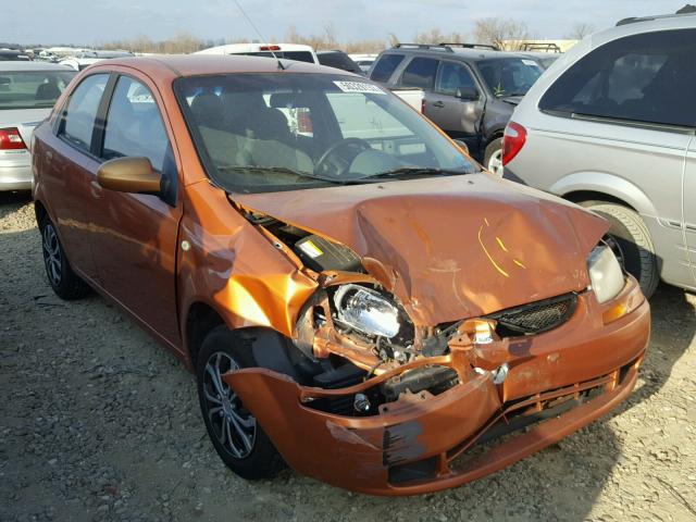 KL1TD52685B426487 - 2005 CHEVROLET AVEO BASE ORANGE photo 1