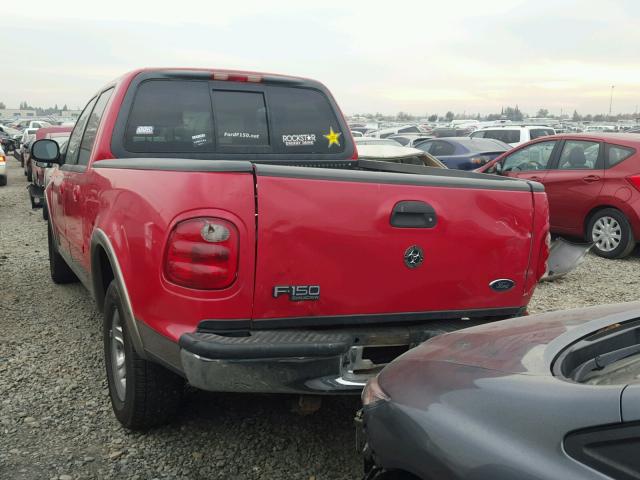 1FTRW07L51KF97223 - 2001 FORD F150 SUPER RED photo 3