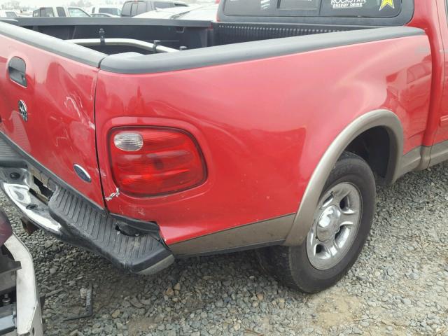 1FTRW07L51KF97223 - 2001 FORD F150 SUPER RED photo 9