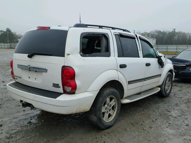 1D8HD482X7F500650 - 2007 DODGE DURANGO SL WHITE photo 4