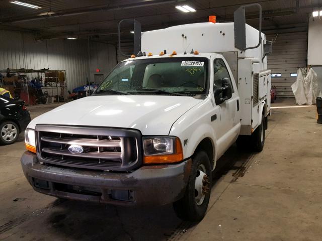 1FDWF36L4XED59954 - 1999 FORD F350 SUPER WHITE photo 2