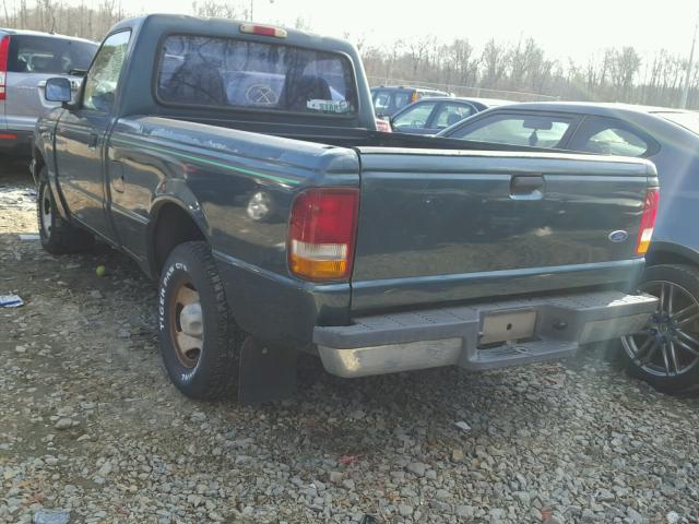 1FTCR10A7VUC22715 - 1997 FORD RANGER GREEN photo 3