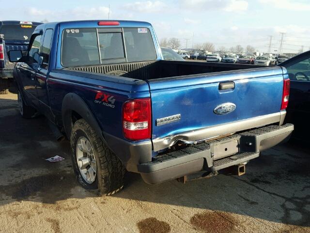 1FTZR45E67PA29108 - 2007 FORD RANGER SUP PURPLE photo 3