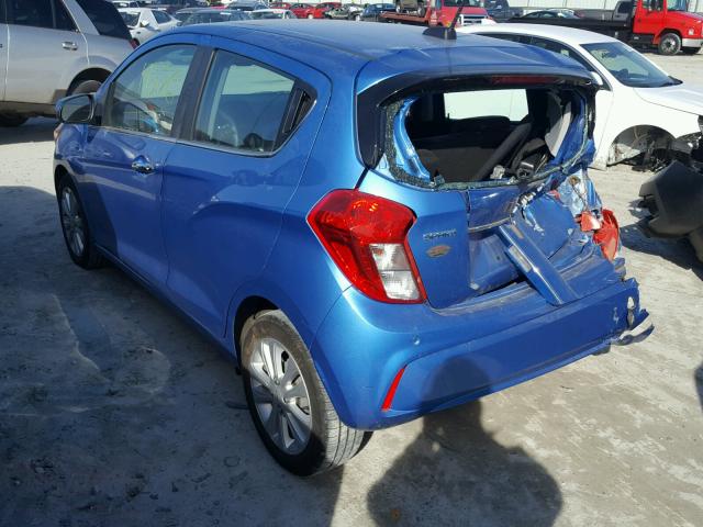 KL8CF6SA7GC623315 - 2016 CHEVROLET SPARK 2LT BLUE photo 3