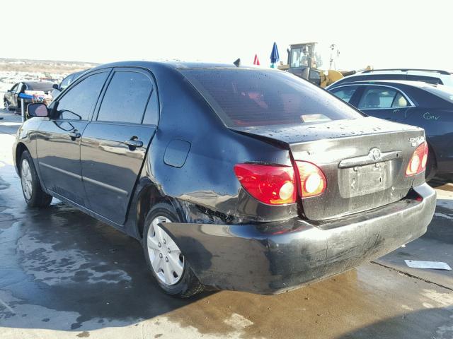 1NXBR32E07Z924574 - 2007 TOYOTA COROLLA CE BLACK photo 3