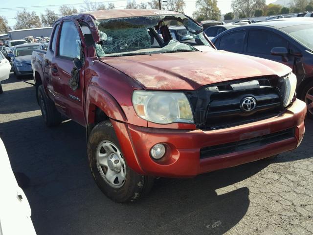 5TEJU62N87Z390781 - 2007 TOYOTA TACOMA DOU RED photo 1