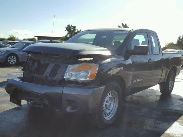 1N6AA06A28N329246 - 2008 NISSAN TITAN XE BLACK photo 2