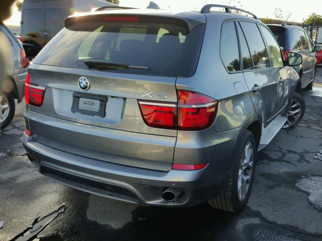 5UXZV4C57CL752366 - 2012 BMW X5 XDRIVE3 GRAY photo 4