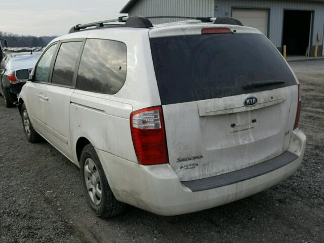 KNDMB233786232357 - 2008 KIA SEDONA EX WHITE photo 3