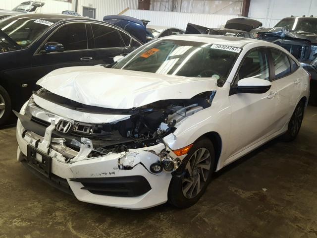 19XFC2F73HE045048 - 2017 HONDA CIVIC EX WHITE photo 2