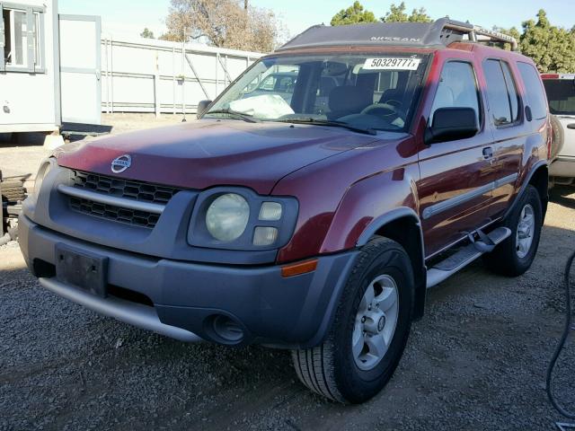 5N1ED28T34C666547 - 2004 NISSAN XTERRA XE BURGUNDY photo 2